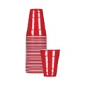 Cups | Hefty C20950 9 oz. Easy Grip Disposable Plastic Party Cups - Red (50/Pack) image number 1