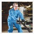 Cleaning Cloths & Wipes | KleenGuard 45324 A65 Zipper Front Flame-Resistant Hooded Coveralls with Elastic Wrist and Ankles - X-Large/Blue (25/Carton) image number 6