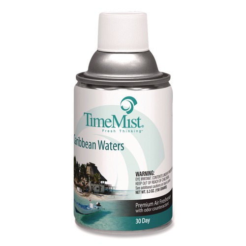 Air Fresheners & Odor Eliminators | TimeMist 1042756 7.1 oz Premium Metered Air Freshener Refill - Caribbean Waters image number 0