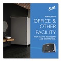 Toilet Tissue Dispensers | Scott 09602 Essential Coreless Jumbo Roll 14.25 in. x 6 in. x 9.75 in. Tissue Dispenser for Business - Black image number 9