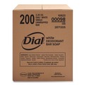 Hygiene Bar Soaps | Dial Professional 10923 00098 2.5 oz. Unwrapped Antibacterial Deodorant Bar Soap - lean Fresh Scent (200/Carton) image number 0