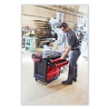 Tool Storage | Rubbermaid Commercial FG773488BLA Five-Drawer 32.63 in. x 19.9 in. x 33.5 in. Mobile Workcenter - Black/Red image number 6