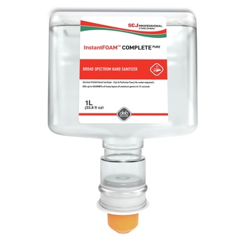 SC Johnson 10691240071010 1 L Refill InstantFOAM COMPLETE PURE Alcohol Fragrance-Free Hand Sanitizer (3/Carton)