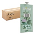 Tea | FLAVIA 48025 0.07 oz. Pouch The Bright Tea Co. Freshpack - Peppermint (100/Carton) image number 0