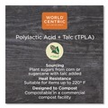 Disposable Knives | World Centric KNPS6 6.7 in. TPLA Compostable Cutlery Knife - White (1000/Carton) image number 1