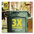 Indoor Waste Receptacles | Rubbermaid Commercial 1779739 Brute 55 Gallon Resin Container - Black (3/Carton) image number 8
