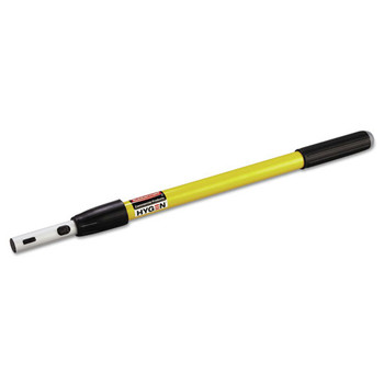 Rubbermaid Commercial HYGEN FGQ74500YL00 20 in. to 40 in. HYGEN Quick-Connect Extension Handle - Yellow/Black