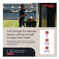 Perforated Roll & Hand Towels | WypAll 05812 L30 Quarter Fold 12.5 in. x 12 in. Towels (90/Polypack, 12 Polypacks/Carton) image number 8