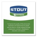 Low-Density Trash Bags | Stout by Envision P3752K20 37 in. x 52 in. 55-Gallon 2 mil. Insect-Repellent Trash Bags - Black (65/Box) image number 7