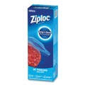 Resealable Bags | Ziploc 351126 1 Gallon 2.7 mil. 9.6 in. x 12.1 in. Zipper Freezer Bags - Clear (28 Bags/Box, 9 Boxes/Carton) image number 1