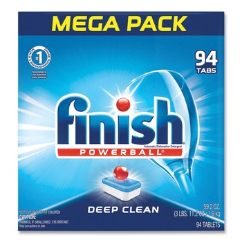 FINISH 51700-97330 Powerball Dishwasher Tabs - Fresh Scent (94/Box)