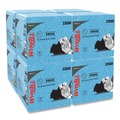 Perforated Roll & Hand Towels | WypAll 33560 12.5 in. x 12 in. 1/4 Fold Grease and Ink Cloths Power Clean Oil - Blue (66/Box, 8 Boxes/Carton) image number 0