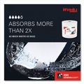 Perforated Roll & Hand Towels | WypAll 34955 12.2 in. x 12.4 in. General Clean Jumbo Roll X60 Cloths - White (1/Carton) image number 4