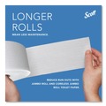 Toilet Tissue Dispensers | Scott 09608 Essential 20 in. x 6 in. x 11 in. Coreless Twin Jumbo Roll Tissue Dispenser - Black image number 6