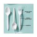 Disposable Forks | Pactiv Corp. YFWFWCH Fieldware Mediumweight Fork Cutlery - White (1,000/Carton) image number 5
