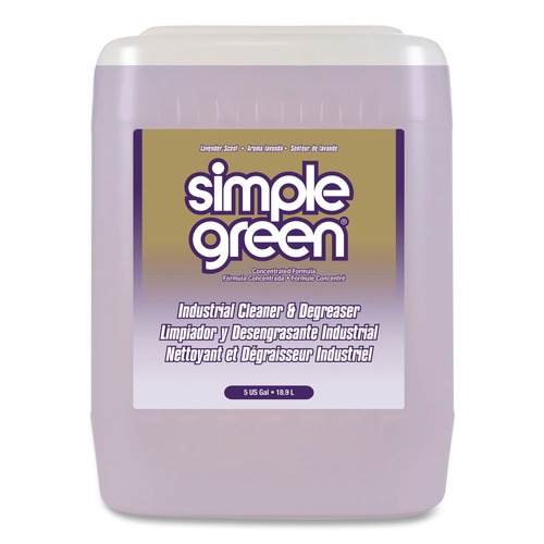 Industrial Cleaning Products | Simple Green 1600200100005 5 Gallon Industrial Cleaner and Degreaser - Lavender Scent image number 0
