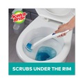Toilet Brushes | Scotch-Brite 558-SK-4NP Toilet Scrubber Starter Kit (1 Handle and 5 Scrubbers) - White/Blue image number 3
