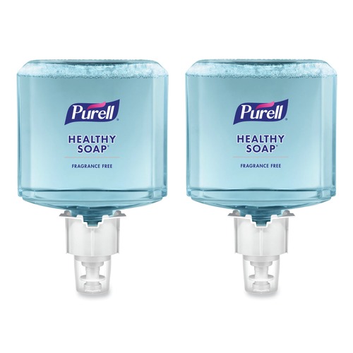 Soap Refills | PURELL 6472-02 1200 ml Fragrance-Free HEALTHY SOAP Gentle and Free Foam for ES6 Dispensers (2/Carton) image number 0