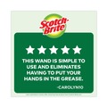 Scouring Pads & Sticks | Scotch-Brite 650-12-RRP 2.5 in. x 9.5 in. Soap-Dispensing Dishwand - Yellow/Green image number 5