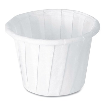 SOLO 075-2050 ProPlanet Seal 0.75 oz. Paper Portion Cups - White (250/Bag, 20 Bags/Carton)