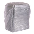 Food Containers & Lids | Eco-Products EP-SCRC107LID-R Worldview 10.82 in. x 10.71 in. x 1.83 in. 100 Percent Recycled Content Plastic Lid - Clear (200/Carton) image number 1