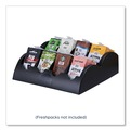 Condiment Organizers | FLAVIA 25200000 13.6 in. x 13 in. x 4.4 in. 8-Compartment Small Merchandiser - Black image number 2