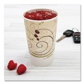 Cups | SOLO RP16P-J8000 Symphony 16 oz. Paper Cold Cups - White/Beige (1000/Carton) image number 6