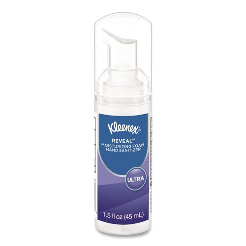 Hand Sanitizers | Kleenex 34604 1.5 oz. Pump Bottle Ultra Moisturizing Foam Hand Sanitizer - Unscented image number 0