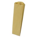 Liquor Bags | General 40032 3.75 in. x 2.25 in. x 11.25 in. Pint Size Grocery Paper Bags for Liquor Takeout - Natural (500/Bundle) image number 2