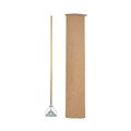 Mop Handles | Boardwalk BWK603 1.13 in. x 62 in. #20plus Screw Clamp Metal Head Wooden Mop Handle - Natural image number 2