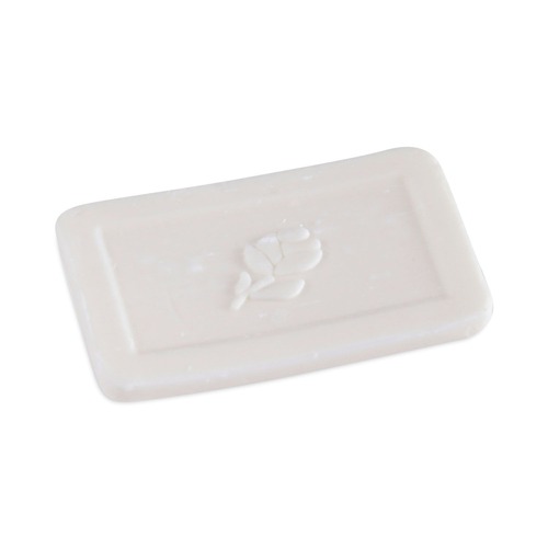Hygiene Bar Soaps | Boardwalk BWKNO34SOAP # 3/4 Bar Flow Wrapped Floral Scent Face and Body Soap (1000/Carton) image number 0