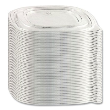  | Anchor 4308115 8.13 in. x 8.13 in. x 0.34 in. Crystal Classics Plastic Lids - Clear (150/Carton)