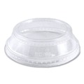 Cup Lids | World Centric CPLCS12SH Plastic Dome Lid PLA Clear Cold Cup Lids Fits 9 oz to 24 oz Parfait Cups - Clear (1000/Carton) image number 0