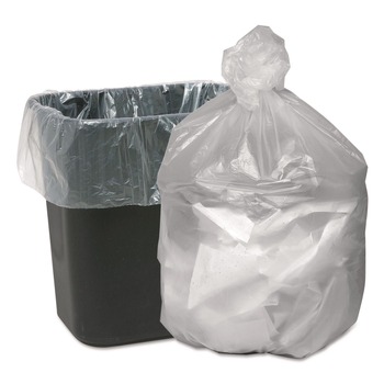 | Good 'n Tuff 1507824 24 in. x 31 in. 16 gal. 6 microns Waste Can Liners - Natural (50 Bags/Roll, 20 Rolls/Carton)