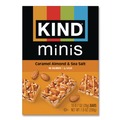 Meals & Snack Bars | KIND 27960 0.7 oz. Minis - Caramel Almond Nuts/Sea Salt (10/Pack) image number 3