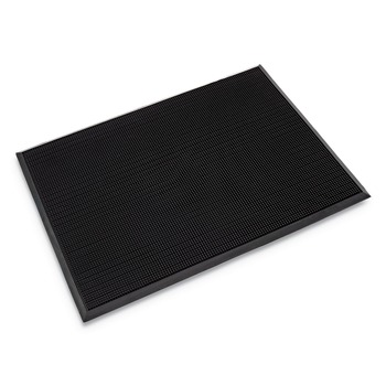 OUTDOOR MATTING | Crown MA SR42BK Mat-A-Dor 24 in. x 32 in. Rubber Entrance/Scraper Mat - Black