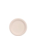 Plates | Dart 6FBRP1 6 in. Diameter ProPlanet Seal Compostable Fiber Dinnerware Plate - Natural (1000/Carton) image number 2