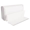 Perforated Roll & Hand Towels | GEN G1509 9 in. x 9.45 in. Multifold Paper Towels - White (4000/Carton) image number 2