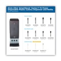 Disposable Forks | Dixie DUSSF5 SmartStock Mediumweight Polystyrene Forks Tri-Tower Dispensing System Cutlery - Black (960/Carton) image number 3