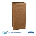 Dinner Napkins | Scott 98200 17 in. x 14.63 in. 1/8-Fold 2-Ply Dinner Napkins - White (10/Carton) image number 4
