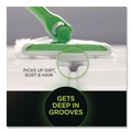Floor Dusters & Accessories | Swiffer 80314634 10.3 in. x 7.8 in. Heavy-Duty Dry Refill Cloths - White (80/Carton) image number 5