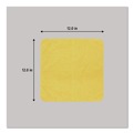 Cleaning Cloths & Wipes | Rubbermaid Commercial 1820580 12 in. x 12 in. Microfiber Cleaning Cloths - Yellow (24/Pack) image number 5