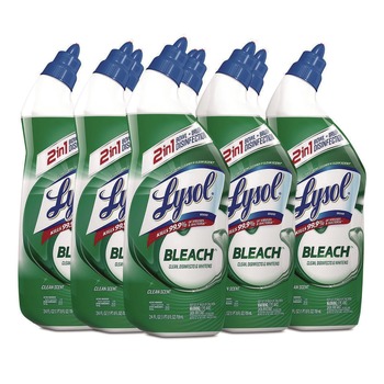LYSOL Brand 19200-98014 24 oz. Disinfectant Toilet Bowl Cleaner with Bleach (9/Carton)