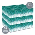Perforated Roll & Hand Towels | Kleenex 11268 8.9 in. x 10 in. POP-UP Box Ultra Soft Hand Towels - White (70/Box, 18 Boxes/Carton) image number 1