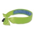 Head & Face Protection | Ergodyne 12566 Chill-Its 6700CT One Size Fits Most Cooling Bandana PVA Tie Headband - Lime image number 0