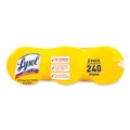 Cleaning Cloths & Wipes | LYSOL Brand 19200-84251 7 in. x 7.25 in. 1-Ply Disinfecting Wipes - Lemon and Lime Blossom/White (3/Pack) image number 2