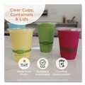 Cup Lids | World Centric CPL-CS-12NS Plastic PLA Clear Cold Cup Lids Fits 9 oz to 24 oz Cold Cups - Clear (1000/Carton) image number 1