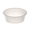 Cups | Pactiv Corp. SPP150 1.5 oz Plastic Portion Cup - Translucent (2500/Carton) image number 0