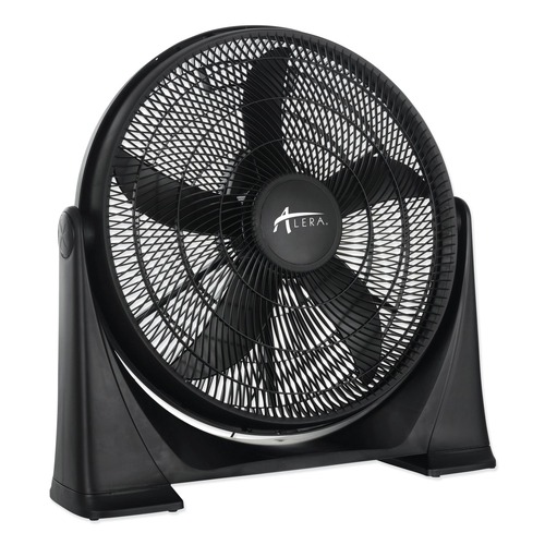 Air Cooling Equipment | Alera FAN203 120V 0.65 Amp 20 in. 3-Speed Plastic Super-Circulator Tilt Fan - Black image number 0