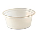 Cups | Fabri-Kal 000000000009505193 1 oz. Squat Plastic Portion Cups - Translucent (10/Carton) image number 0